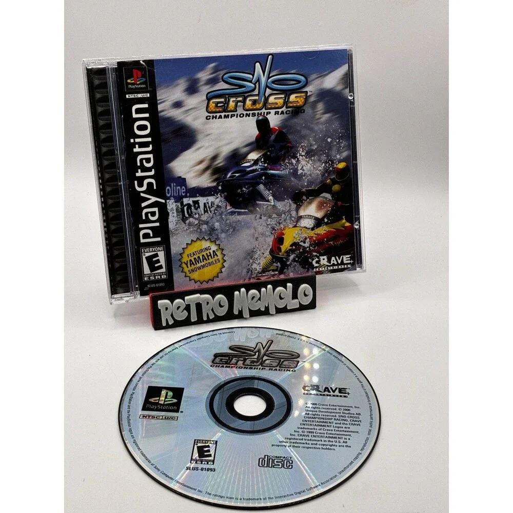 Sno-Cross Championship Racing (Sony PlayStation 1, PS1) CIB Complete Excellent
